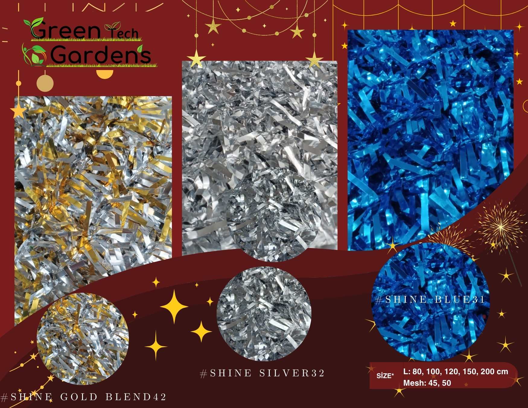 Metalize Renkli Çim Çit